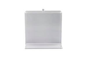 59371 Acrylic  Square matzah Box Holder 8x8x3"