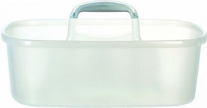 CARRY-ALL STORAGE TOTE- CASABELLA TRANSLUCENT/SILVER