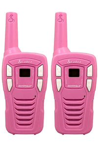 18-Mile, 2-Way Radios/Walkie Talkies Pair - Pink