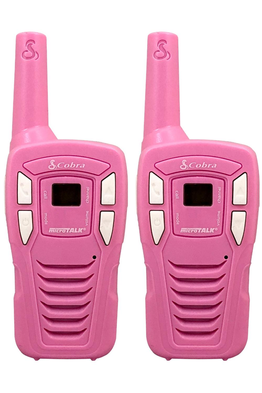 18-Mile, 2-Way Radios/Walkie Talkies Pair - Pink