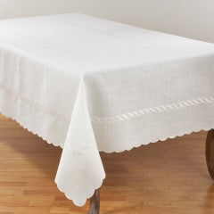 1064.W67104B 67"x104" Oblong Braided Embroidery Tablecloth