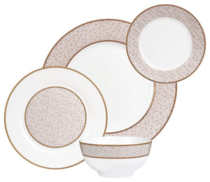 70785 Mosaic Bone China 16 Pc Set