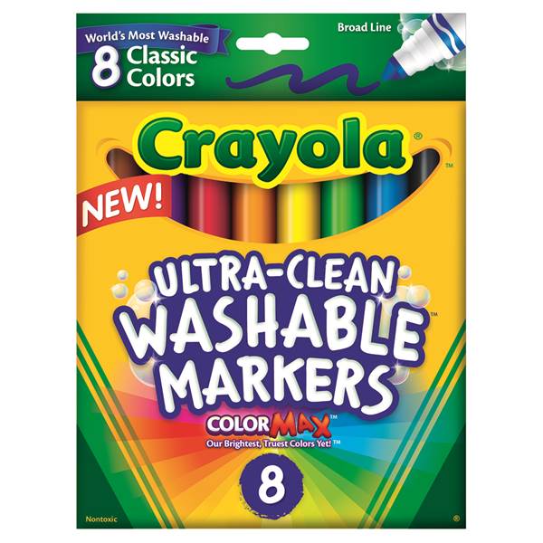 Crayola Broad Line 8 Washable Markers