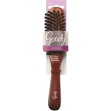 Wood Tone Brush, Flat Handle
