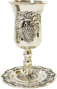 KC-CA22371B Silver Plated Kiddush Cup