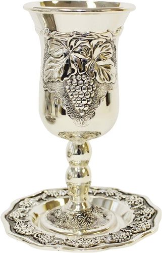 KC-CA22371B Silver Plated Kiddush Cup