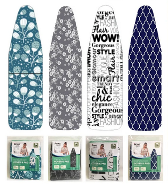 PAD/COVER-IRONING BOARD-15×54 ASSORTED PRINTS ( # 2511-9 )