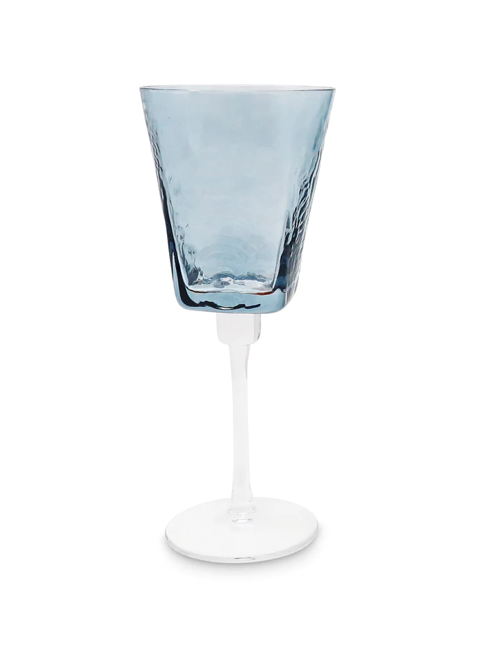 VWR3772 Hammered Blue Glasses