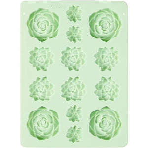 Wilton Succulents Silicone Candy Mold, 14-Cavity