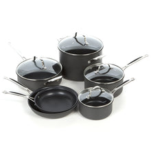 Load image into Gallery viewer, Cuisinart 11-Piece Cookware Set, Black, Chef&#39;s Classic Nonstick Hard Anodized,
