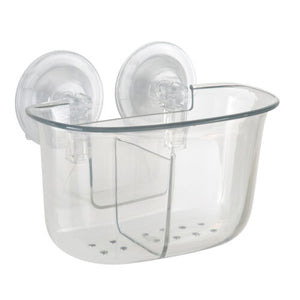 Clear Power Lock Suction Organizer W. 2 Comp.