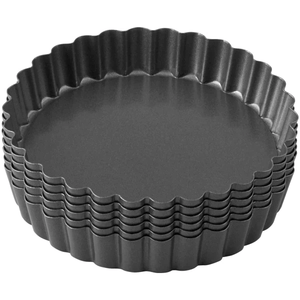 Wilton Perfect Results Non-Stick Tart Pan Set, 6-Piece