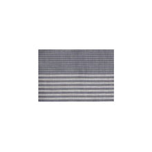 Load image into Gallery viewer, Linen Stripe Vinyl Placemat Navy
