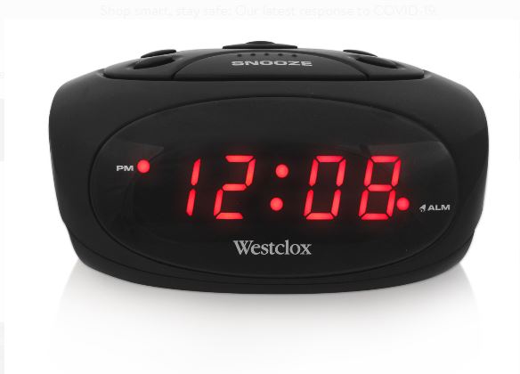 LED SUPER LOUD ALARM BLACK