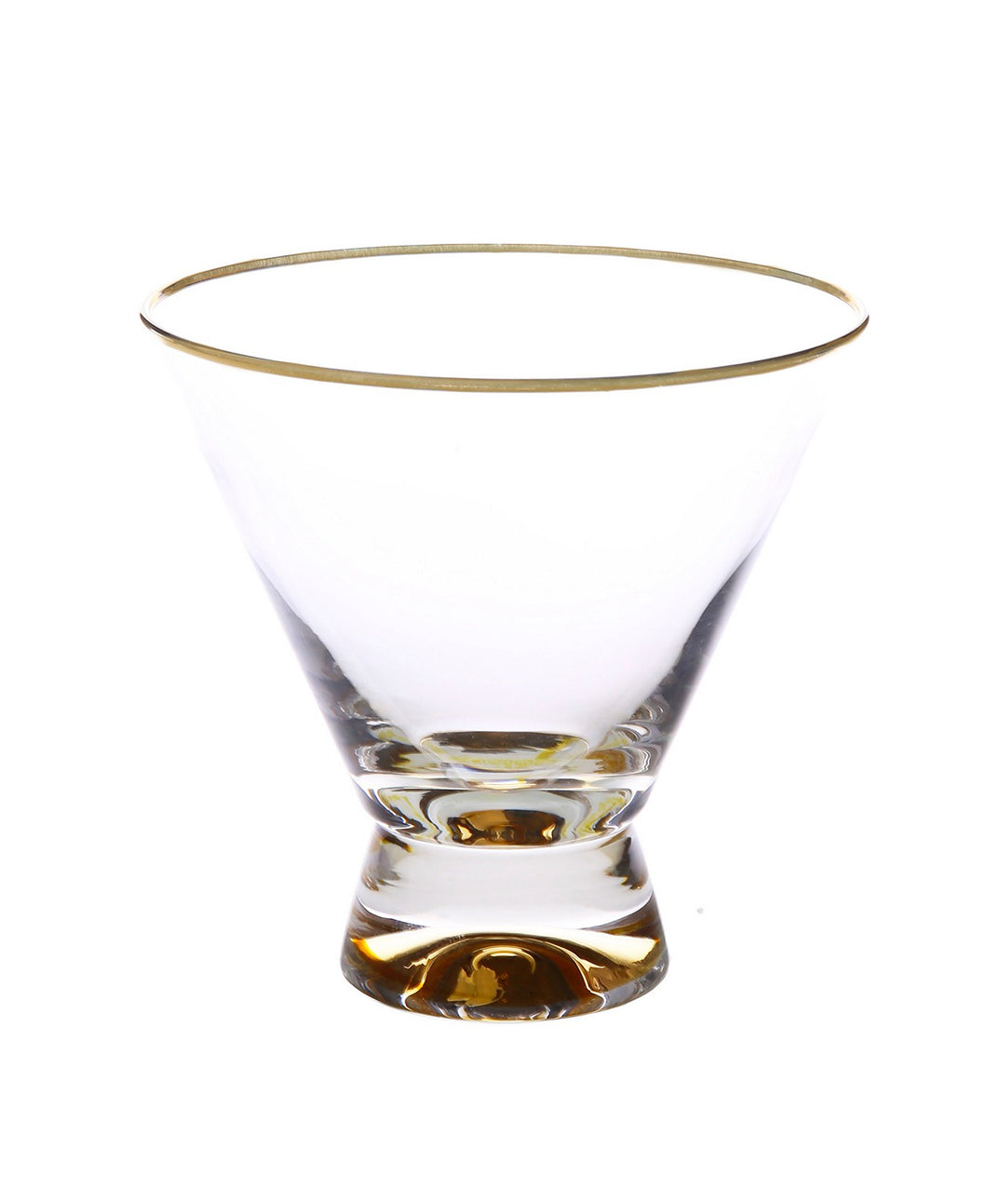 DG853 Dessert Cups with Gold Base and Rim - 4