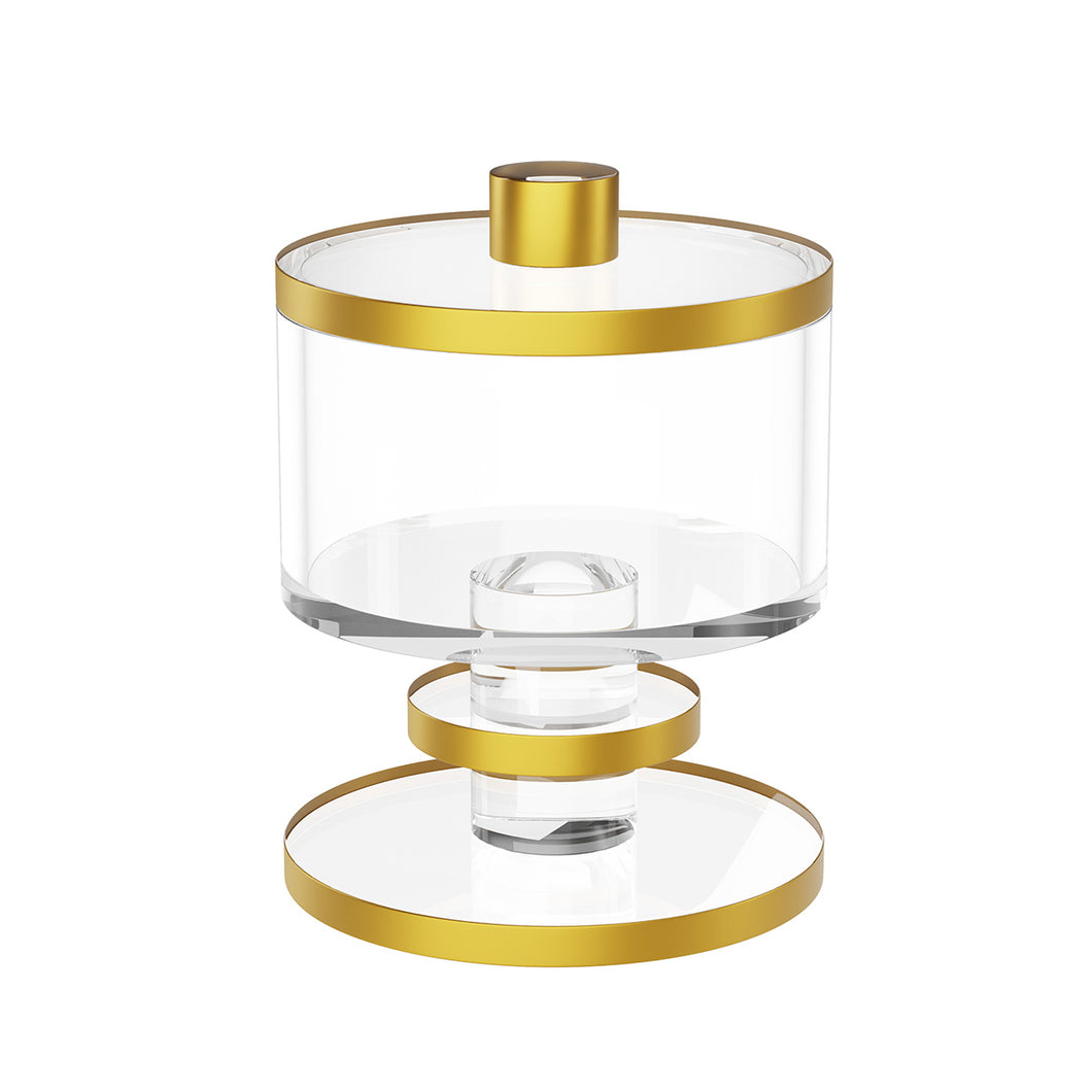 SHR01G ROUND SALT DISH – GOLD