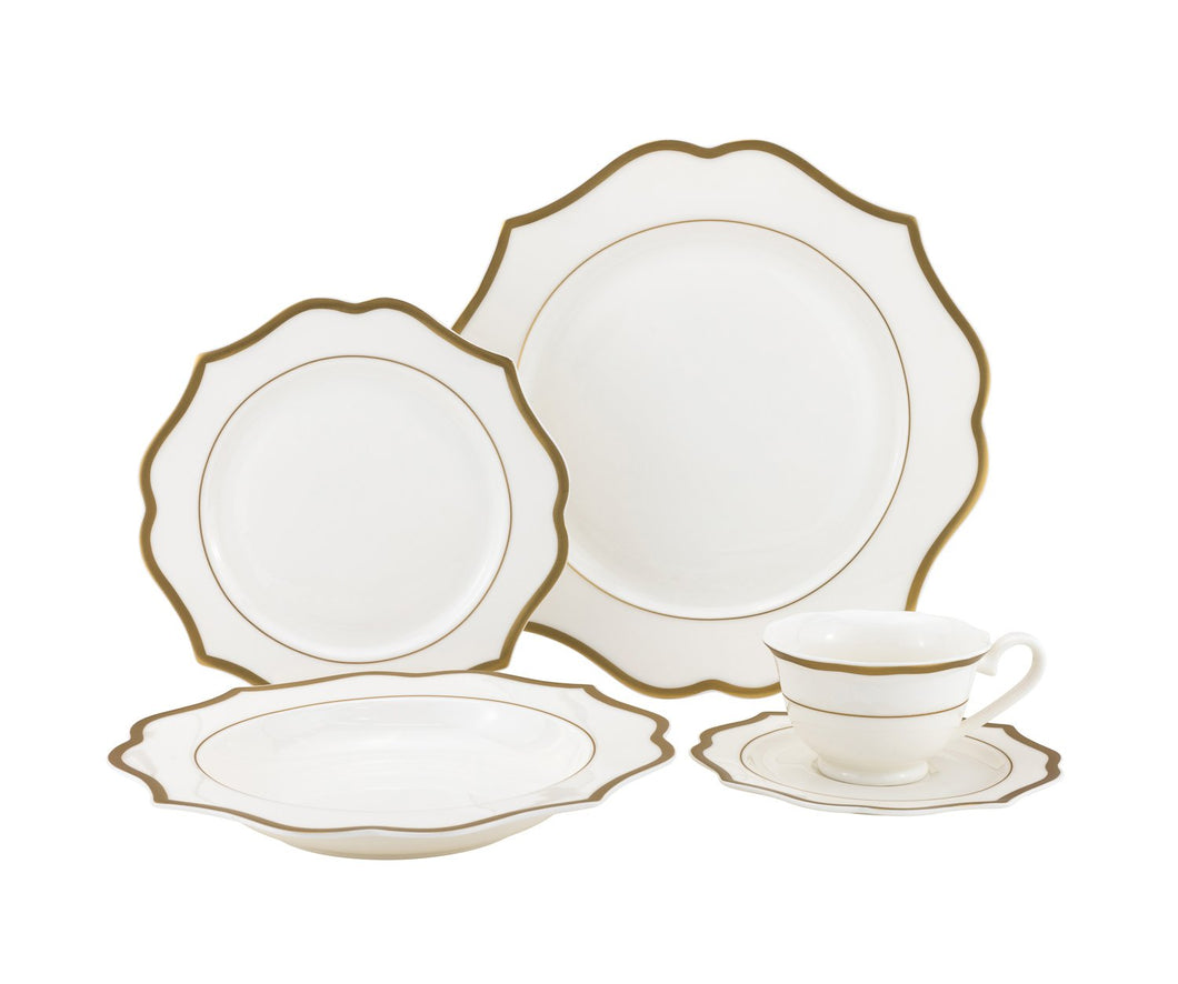 Goldie Bone China Dinnerware Service For 4