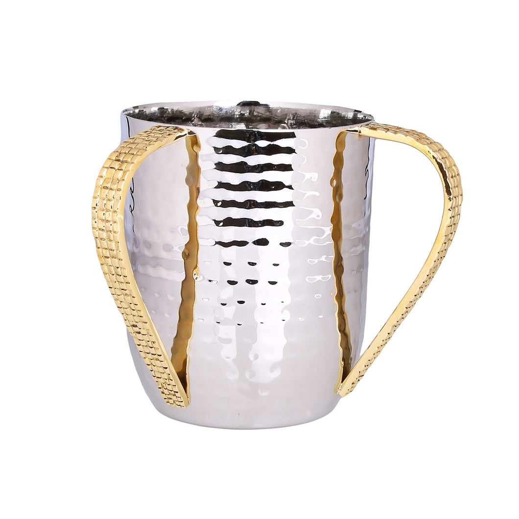 JMGW90 Stainless Steel Wash Cup with Mosaic Handles - 4
