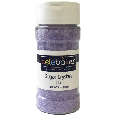 Celebakes Lilac Sugar Crystals, 4 oz.