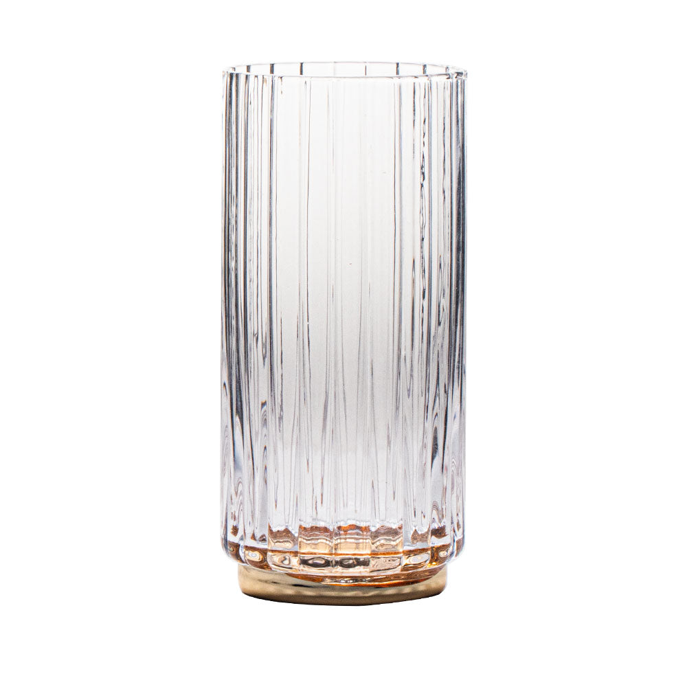 VD-15-EG Vikko Decor- Elegant, Gold, Highball Glass, 15.5 Oz