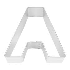 Letter A Cookie Cutter 2.5