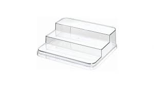 Crisp Tiered Cabinet Organizer Clear