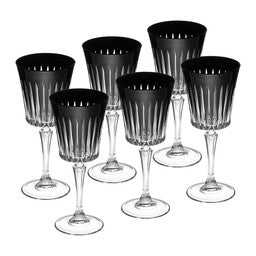 34108-Black-S6 Oomph Water Black -Set of 6