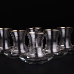 TAJ Seder Glasses Silver Set Of 6