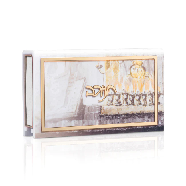 PJ-CH-MB-4 Painted Judy Chanukah Match Box- 3x5