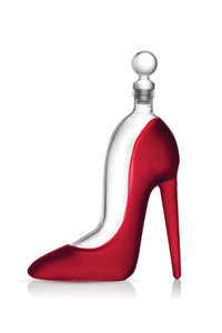 27230 Runway Red High Heel Decanter 22oz Red