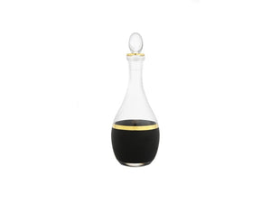 GB2055 Black & Gold Designed Decanter